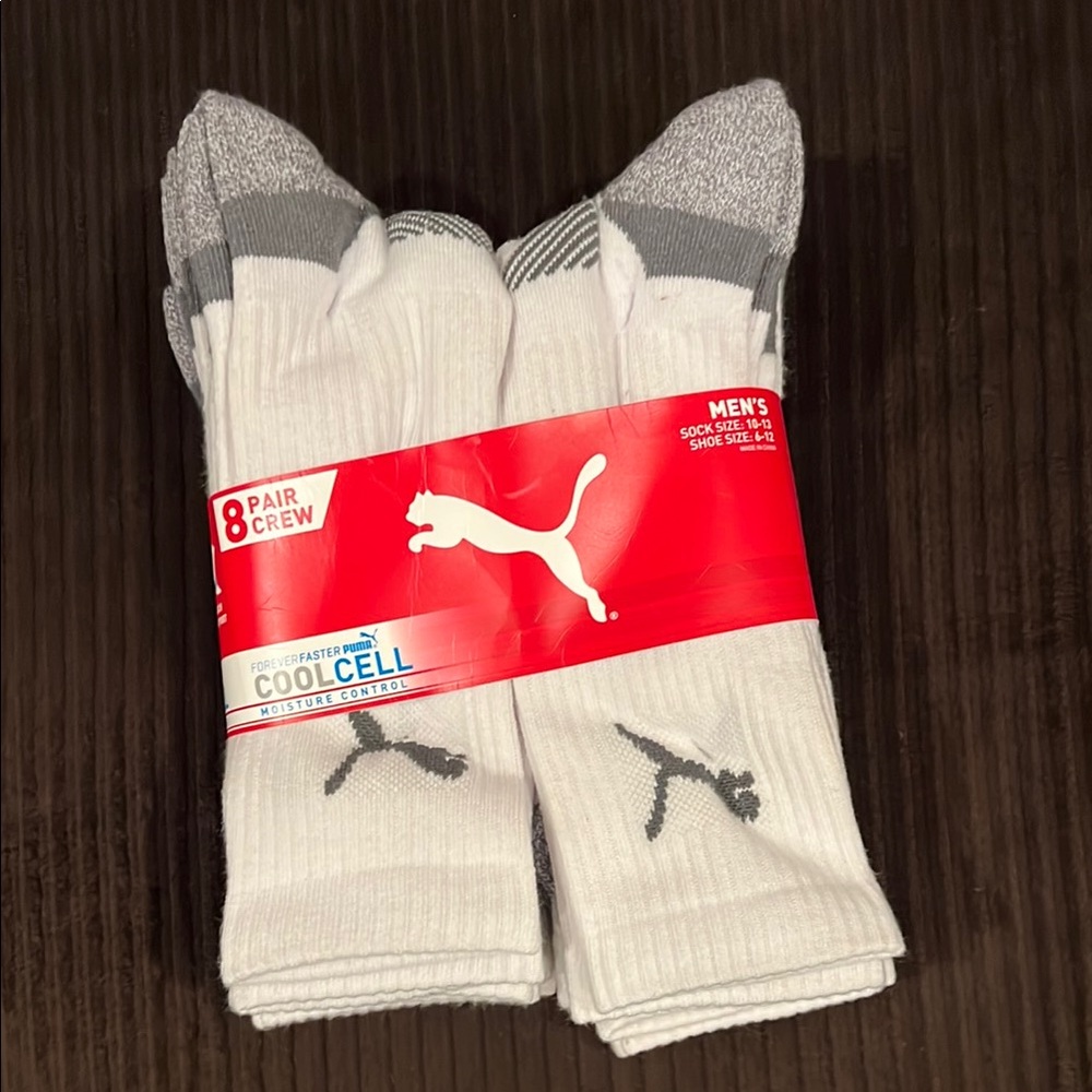 PUMA CoolCell / Moisture Control Crew Socks
